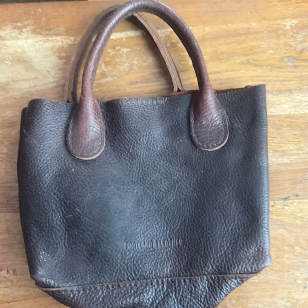 Portland Leather Dark Brown Men's Handbag